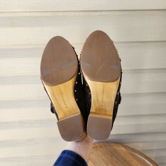 Veronica Beard Dacey heeled mules clogs - Picture 10 of 15